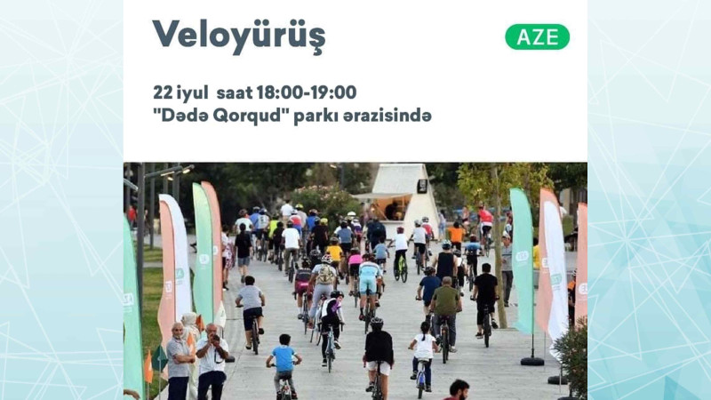 Bakıda veloyürüş təşkil olunacaq