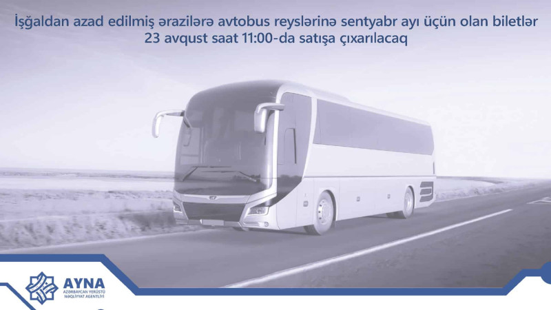 Qarabağa avtobus reyslərinin təşkili davam edir