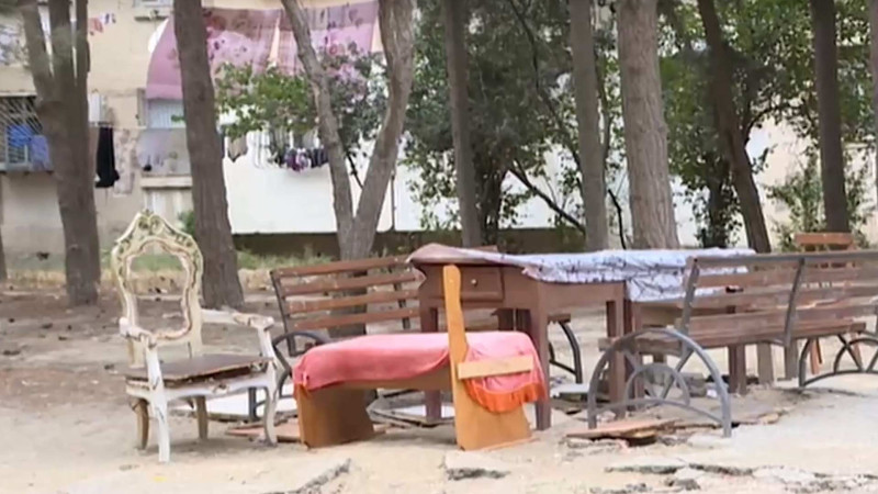 Xətaidə unudulmuş köhnə park: sakinlər keçmiş vaxtların həsrətindədirlər - VİDEO