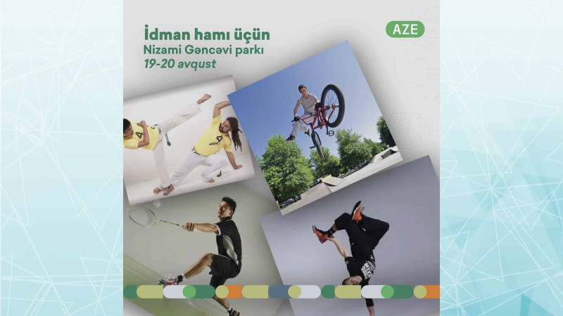 Nizami Gəncəvi parkında kapoeyra və “freestyle” təlimləri keçiriləcək