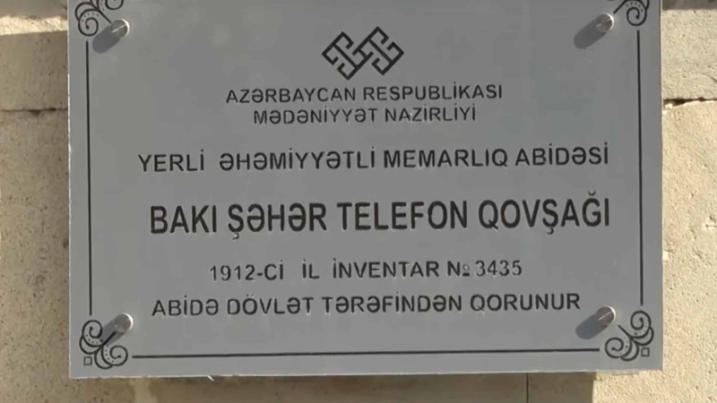 Bakının mərkəzində tarixi binaya 67 ədəd kondisioner quraşdırılıb