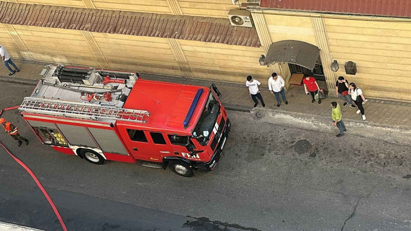Yasamalda yanğın baş verib