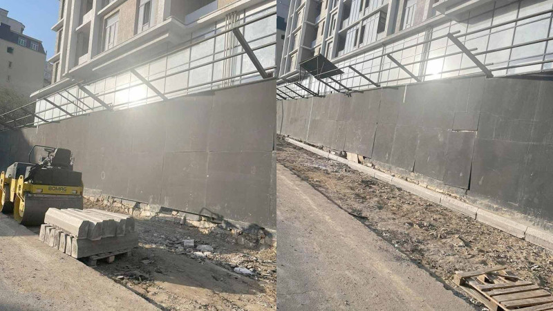 Nərimanovda dağıdılan piyada səkisi ilə bağlı rəsmi qurumlar açıqlama verib