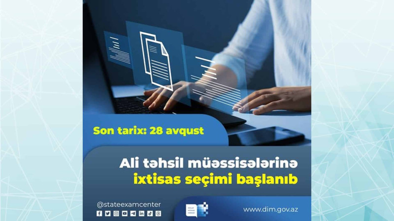 Təhsil müəssisələrinə ixtisas seçiminə start verilib