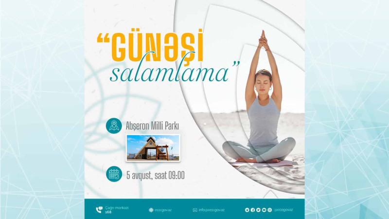 Abşeron Milli Parkında yoqa sessiyası keçiriləcək