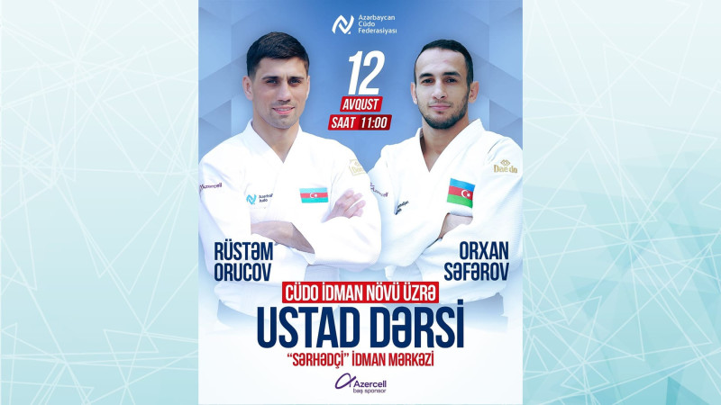 Bakıda cüdo üzrə ustad dərsi keçiriləcək