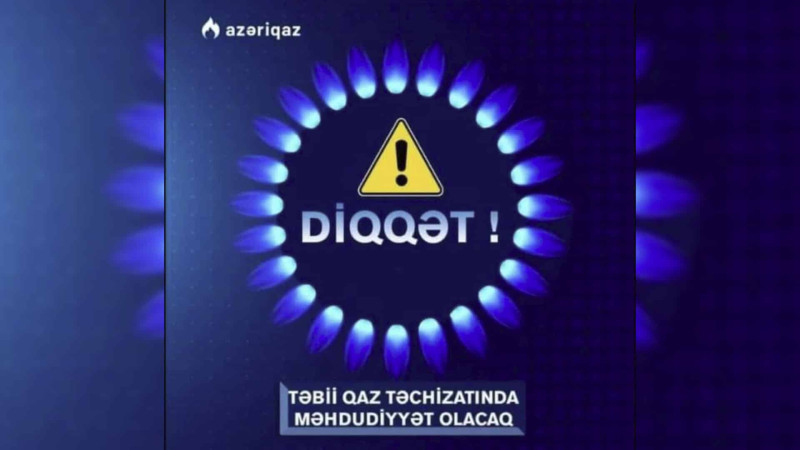 Qaradağ rayonunda 2900 abonent qazsız qalacaq