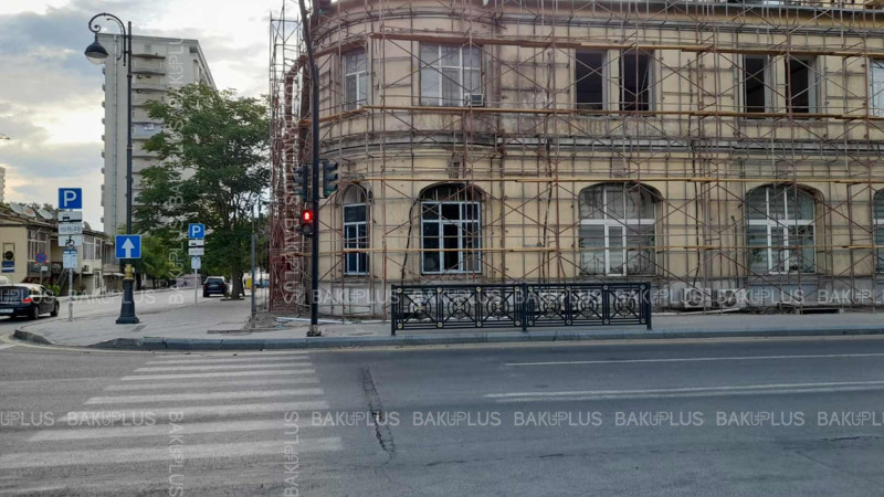 Nəsimi rayonunda tarixi tikili təmir olunur