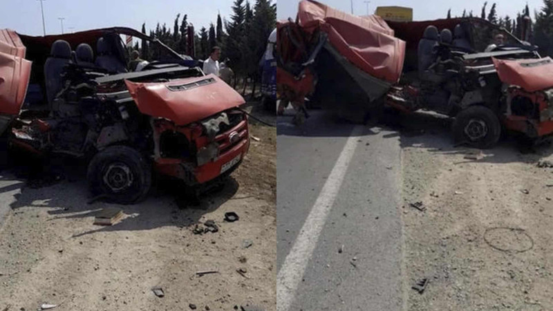 Pirallahı-Bakı yolunda miniven qəzaya uğrayıb