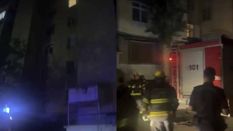 Bakıda sakin mürəbbə bişirərkən evini yandırıb