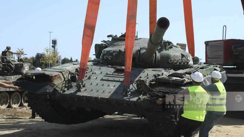 Ermənilərin “qələbə” simvolu Bakıdakı Hərbi Qənimətlər Parkında yerləşdirilib