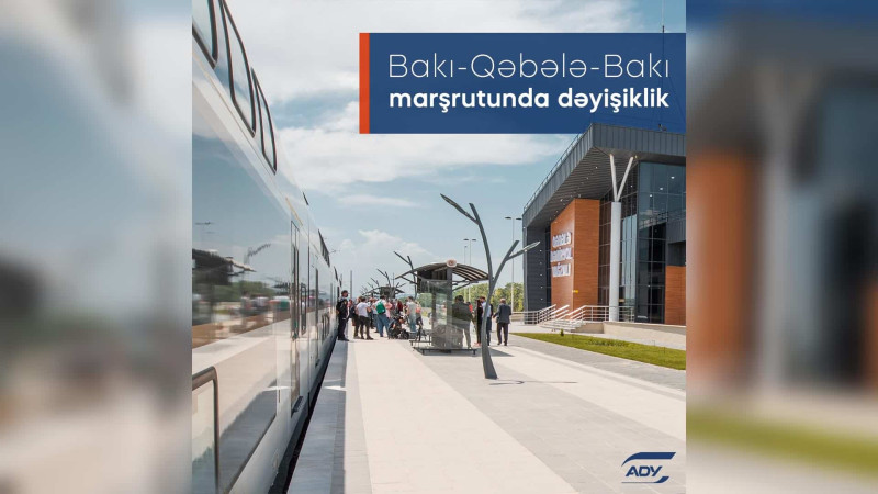 Ölkədaxili sərnişindaşıma həyata keçirən qatarların cədvəli yenilənir