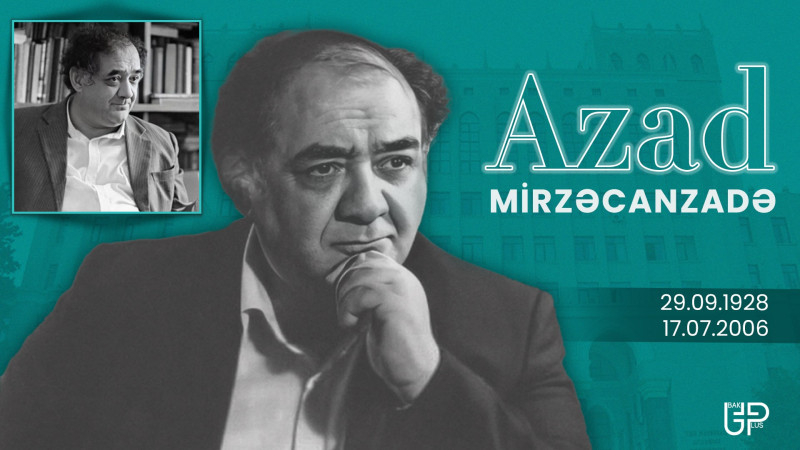 Bu gün Azərbaycanın görkəmli alimi Azad Mirzəcanzadənin doğum günüdür
