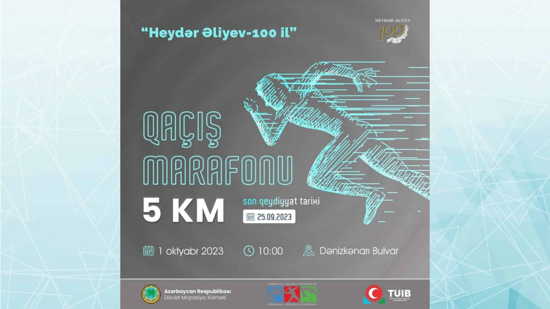 Bulvarda Heydər Əliyevin 100 illiyinə həsr olunmuş qaçış üzrə yarış keçiriləcək