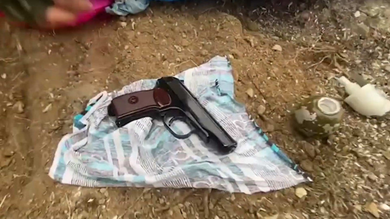 Xəzər rayonunda hərbi sursat tapılıb