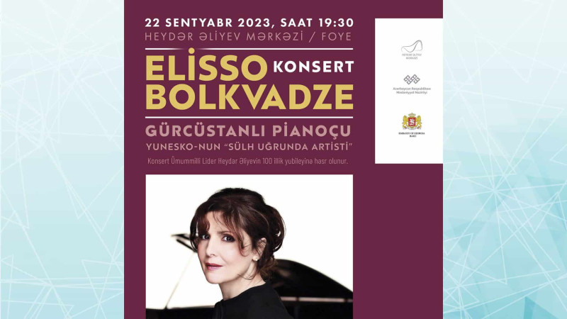 Pianoçu Elisso Bolkvadze Bakıda çıxış edəcək