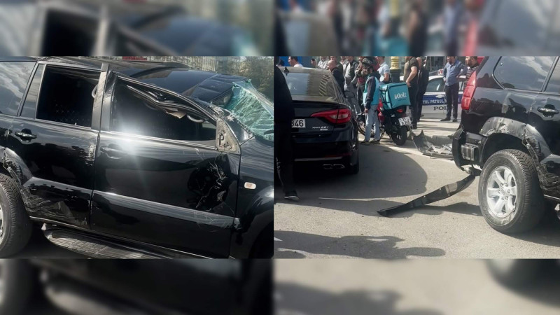 Xətai rayonunda 2 “Toyota”nın iştirakı ilə yol qəzası olub