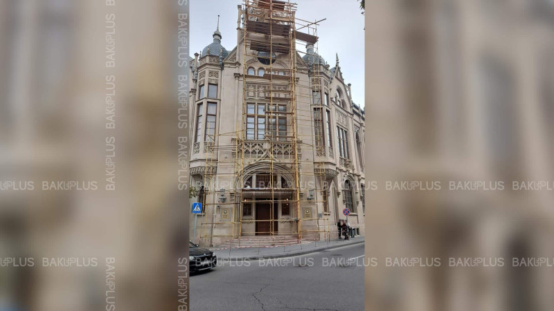 Səadət Sarayında təmir işləri aparılır