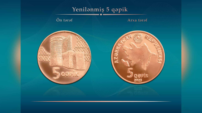 Azərbaycanda yeni pul nişanı tədavülə buraxılıb