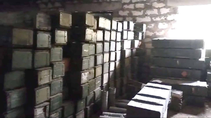 Qozlukörpüdə ferma sursat anbarı kimi istifadə edilib
