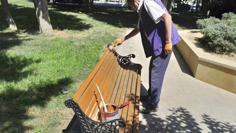 Nəsimi rayonunun küçələri abadlaşdırılır