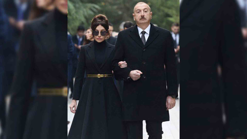 Prezident və birinci xanım Zəfər parkında olublar