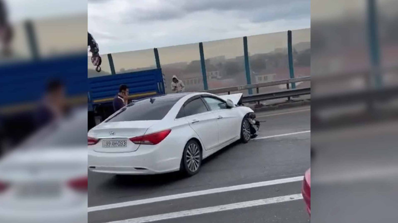 Aeroport yolunda qəza baş verib