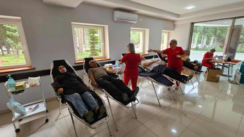 Suraxanıda qanvermə aksiyası keçirilib