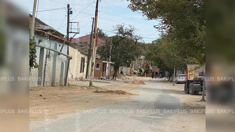 Buzovnada yeni mərkəzləşdirilmiş kanalizasiya sistemi çəkilir