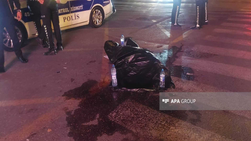 Bakıda idarəetməni itirən sürücü piyadanı vuraraq öldürüb