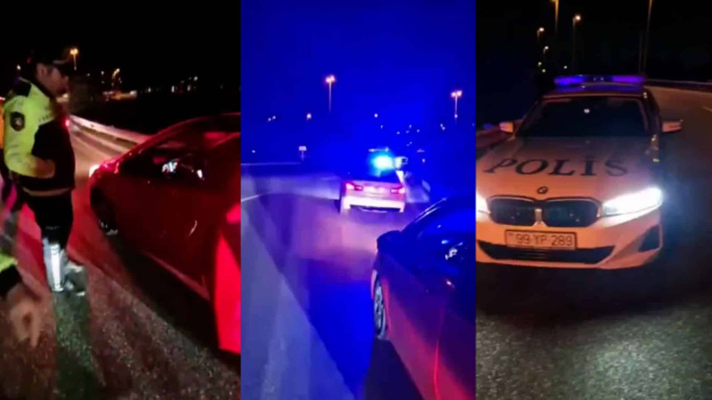 Bakıda xanım sürücünün halı pisləşib: DYP müdaxilə edib