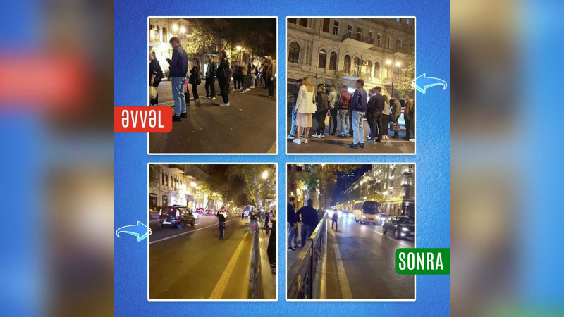 Azərbaycan Yerüstü Nəqliyyat Agentliyi küçələrin birini öz nəzarətinə götürüb