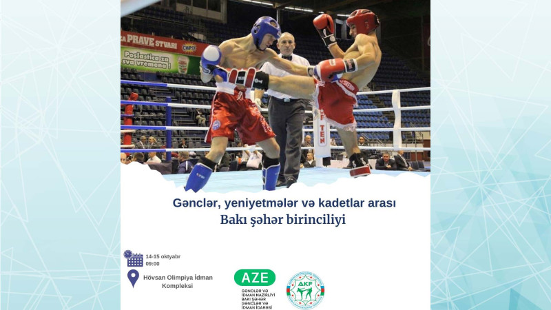 Hövsanda kikboksinq birinciliyi keçiriləcək