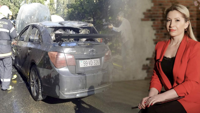 Səbaildə yanan “Toyota”nın sahibi tanınmış aparıcıdır