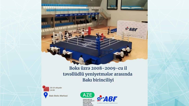 Bakıda yeniyetmələr arasında şəhər birinciliyi keçirilir