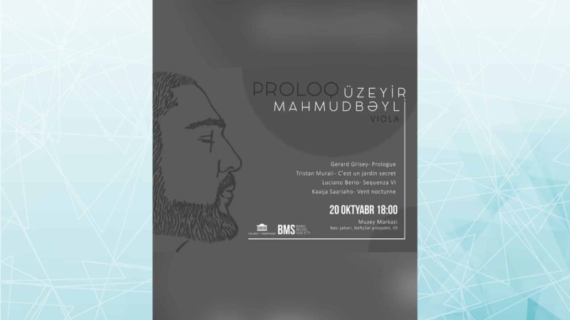 Muzey Mərkəzində “Proloq” adlı konsert baş tutacaq