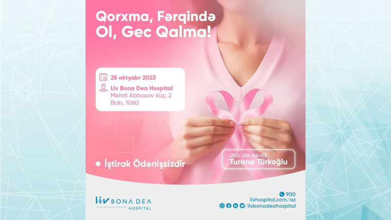 Bakıda süd vəzi xərçənginə həsr olunmuş konfrans baş tutacaq