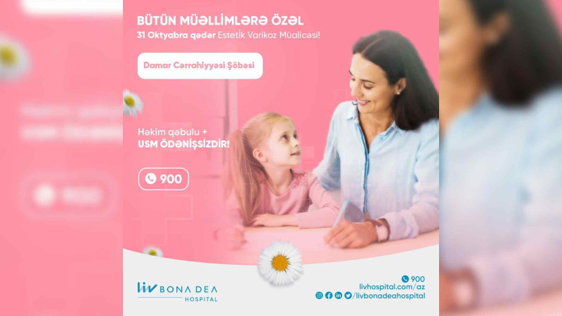 Bakıda hospital müəllimlər üçün kampaniya keçirir