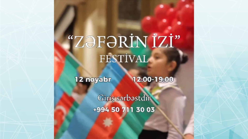 Paytaxtda “Zəfərin İZi” adlı festival baş tutacaq