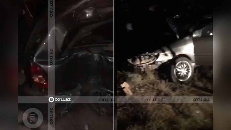 Suraxanı rayonunda yol qəzası: 2 nəfər xəsarət alıb