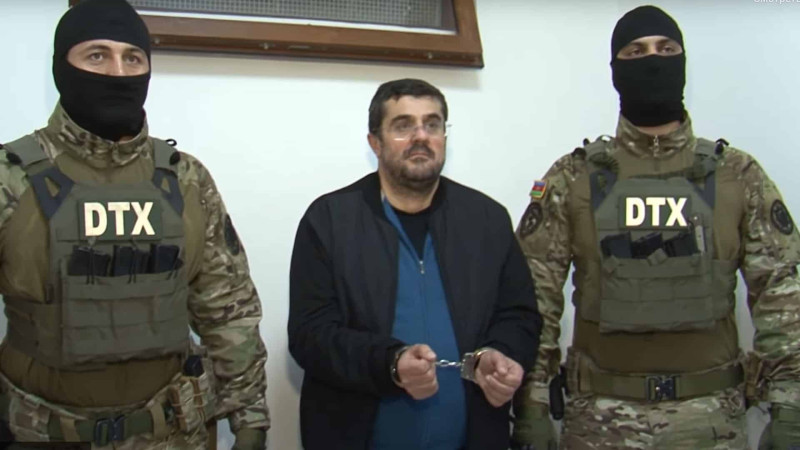Araik Arutyunyan saxlanılaraq Bakıya gətirilib