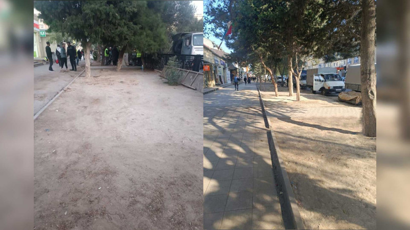 Suraxanıda küçə ticarəti ilə məşğul olanlar məsuliyyətə cəlb olunublar