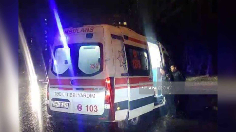 Xətai rayonunda yol qəzası: xəsarət alan var