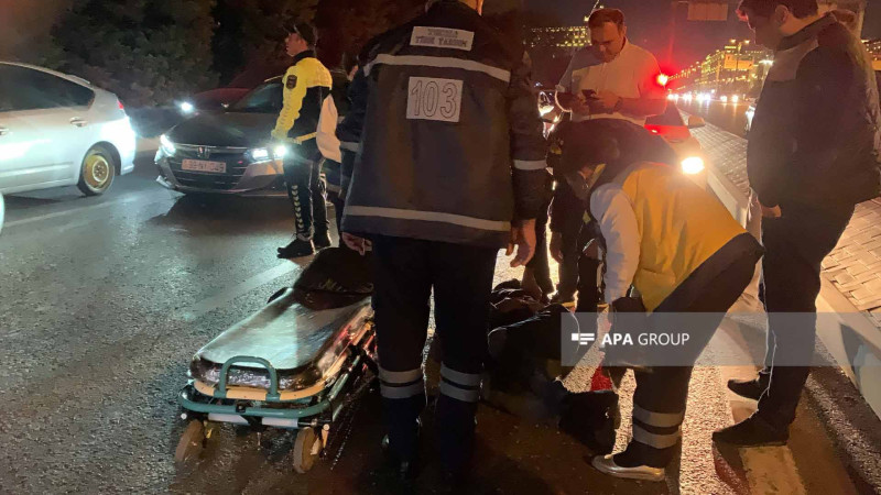 Heydər Əliyev prospektində sərxoş kişini avtomobil vurub