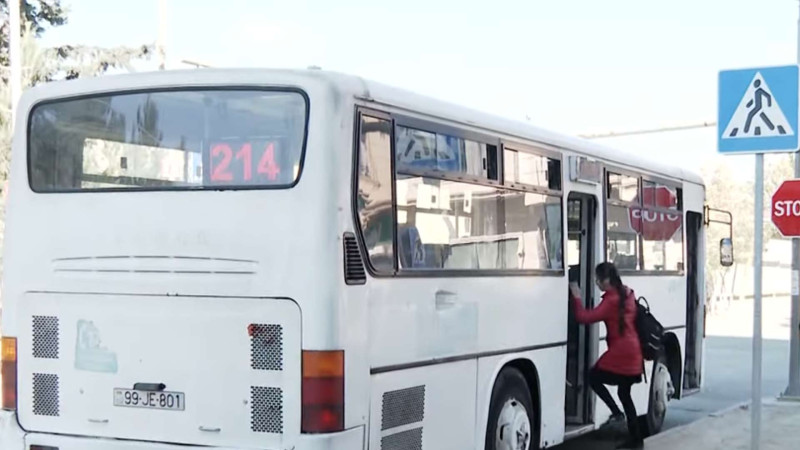 Sərnişinləri təhlükəyə atan avtobus sürücüsü işindən azad olunub