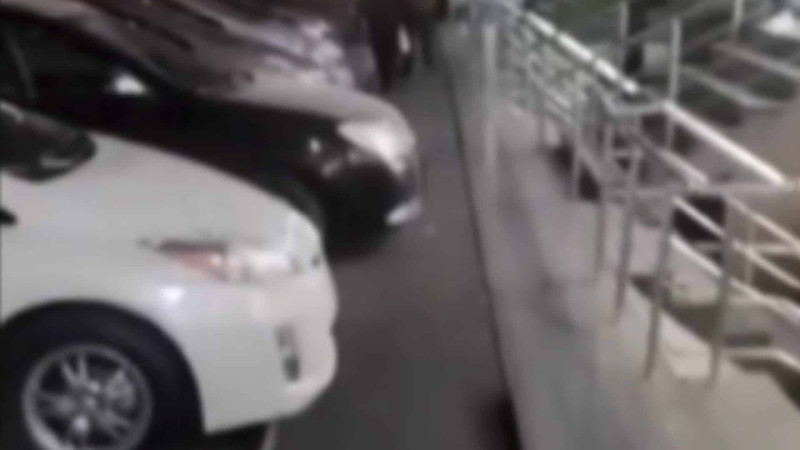 Bakıda piyada səkisi daraldılaraq parkinq qurulub və obyektlər tikilib – VİDEO