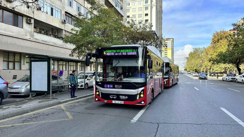 Bakıda yeni avtobus marşrutu fəaliyyətə başlayıb