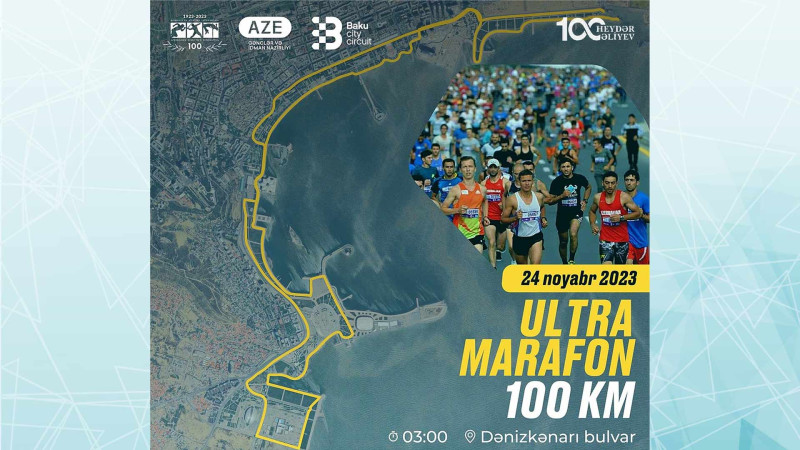 Bakıda 100 km məsafəyə qaçış üzrə yarış baş tutacaq