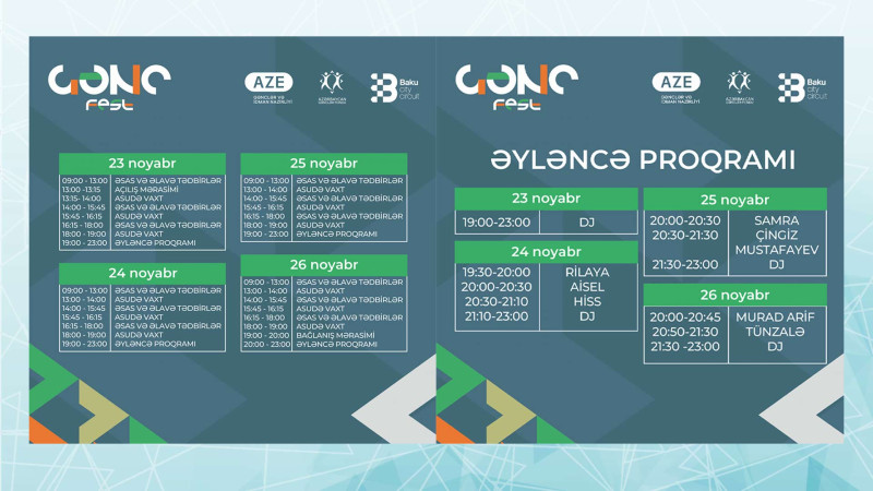 Səmra və Hiss “Gənc Fest”də çıxış edəcəklər