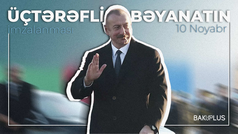 Üçtərəfli Bəyanatın imzalanmasının 3-cü ildönümüdür